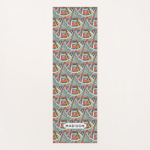 Yogmatte für Native Pattern individuelle Name Yogamatte