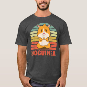 Yoguinea Niedliche Guinea Pig Rodent Pet Yoga Medi T-Shirt