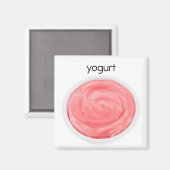 Yogurt Kühlschrank Magnet (Vorderseite/Rückseite)