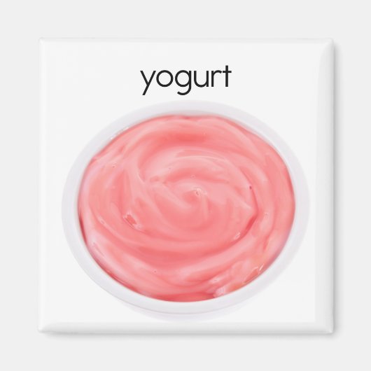 Yogurt Kühlschrank Magnet (Vorne)