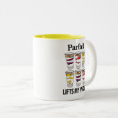 Yogurt Parfait Cold Sweet Fruit Dessert Zweifarbige Tasse (VorderseiteRechts)