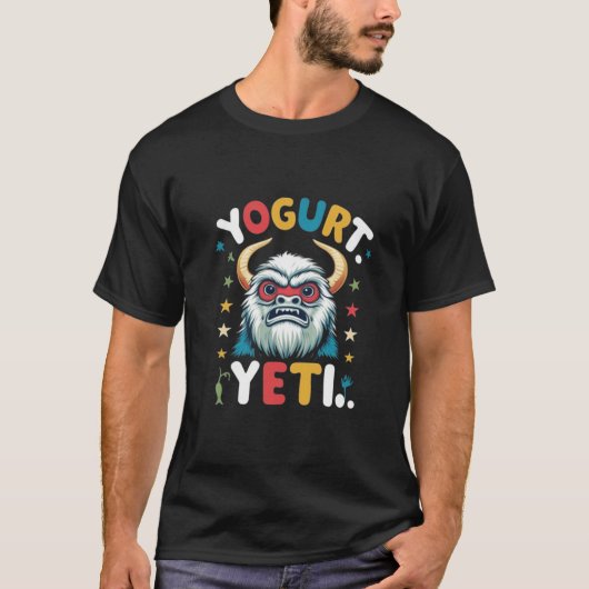 Yogurt Yeti Funny Cooler T - Shirt (Vorderseite)