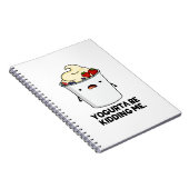 Yogurta, die mir den lustigen Yogurt Pun Notizblock (Rechte Seite)