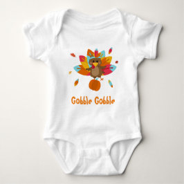 Yogy Gobble Gobble Gobble Bodysuit Girl Baby Strampler