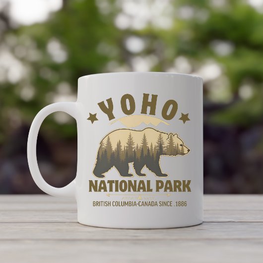 Yoho Bear Design for Nature Lovers – BC Wilderness Kaffeetasse