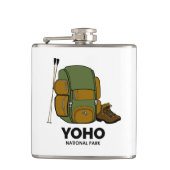 Yoho National Park Backpack Flachmann (Vorderseite)