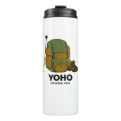 Yoho National Park Backpack Thermosbecher (Vorderseite)
