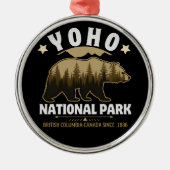 Yoho National Park Bear – British Columbia Ornament Aus Metall (Vorne)