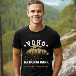 Yoho National Park Bear Design – British Columbia  T-Shirt