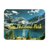 Yoho National Park, British Columbia stilisiert Magnet (Horizontal)