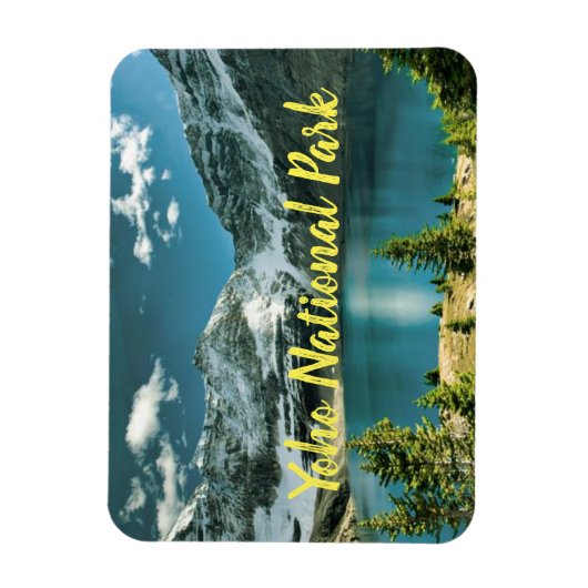Yoho National Park, British Columbia stilisiert Magnet (Vertikal)