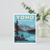 Yoho National Park British Columbia Vintage Travel Postkarte (Stehend Vorderseite)