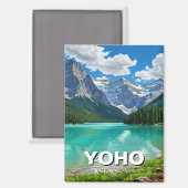 Yoho National Park Canada Magnet (Vorderseite/Rückseite)