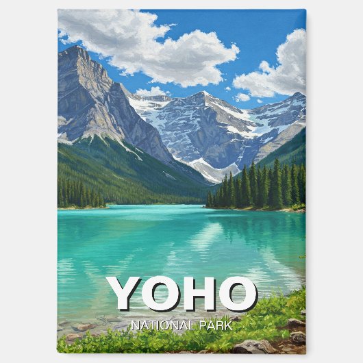Yoho National Park Canada Magnet (Vorderseite)