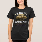 Yoho National Park Canada - Wildlife Bear Tri-Blend Shirt (Vorderseite)