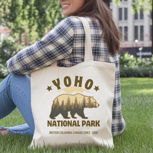 Yoho National Park Gift – Nature Bear with Scenic  Tragetasche