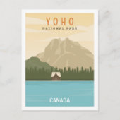 Yoho National Park Travel Place Illustration Postkarte (Vorderseite)