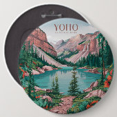 Yoho-Nationalpark Button (Vorne & Hinten)