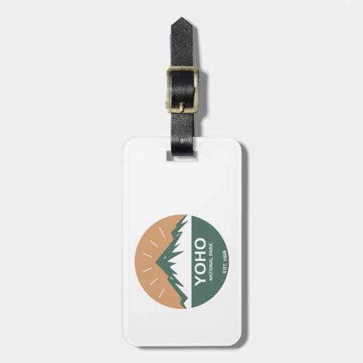 Yoho Nationalpark Gepäckanhänger (Vorderseite vertikal)