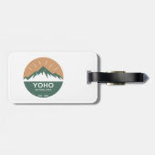 Yoho Nationalpark Gepäckanhänger (Rückseite horizontal)