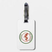 Yoho Nationalpark Gepäckanhänger (Rückseite vertikal)