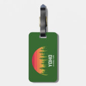 Yoho Nationalpark Gepäckanhänger (Rückseite vertikal)