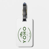 Yoho Nationalpark Gepäckanhänger (Rückseite vertikal)