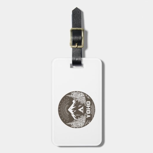 Yoho Nationalpark Gepäckanhänger (Vorderseite vertikal)