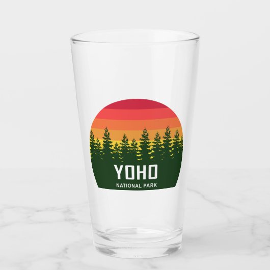 Yoho Nationalpark Glas (Vorderseite)