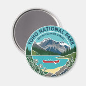 Yoho-Nationalpark Kanada Magnet (Vorderseite/Rückseite)