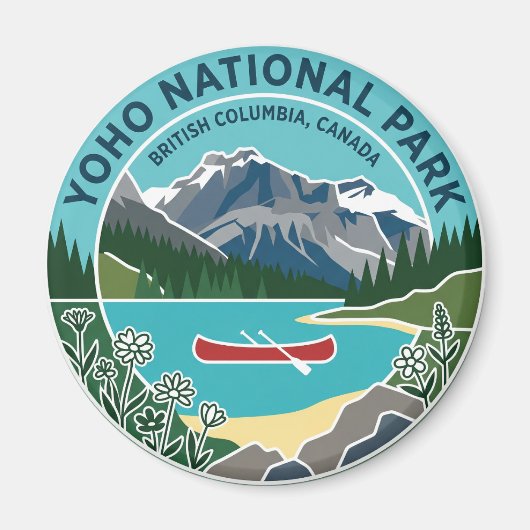 Yoho-Nationalpark Kanada Magnet (Vorne)