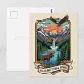Yoho-Nationalpark Kanada Postkarte (Vorne/Hinten)