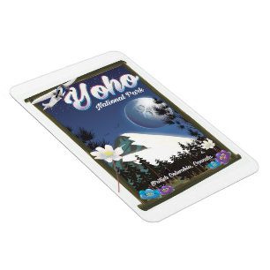 Yoho-Nationalpark Kanada Vintage-Reiseposter Magnet