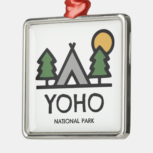 Yoho Nationalpark Ornament Aus Metall (Links)