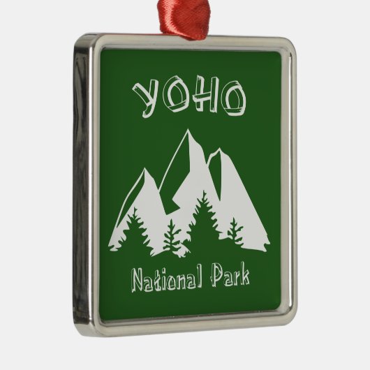 Yoho Nationalpark Ornament Aus Metall (Rechts)