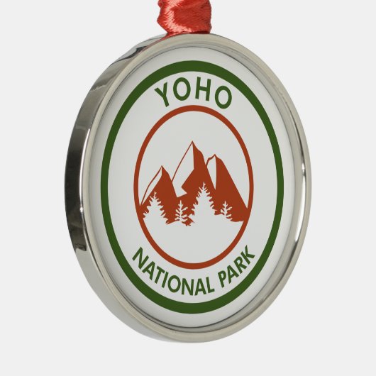 Yoho Nationalpark Ornament Aus Metall (Rechts)