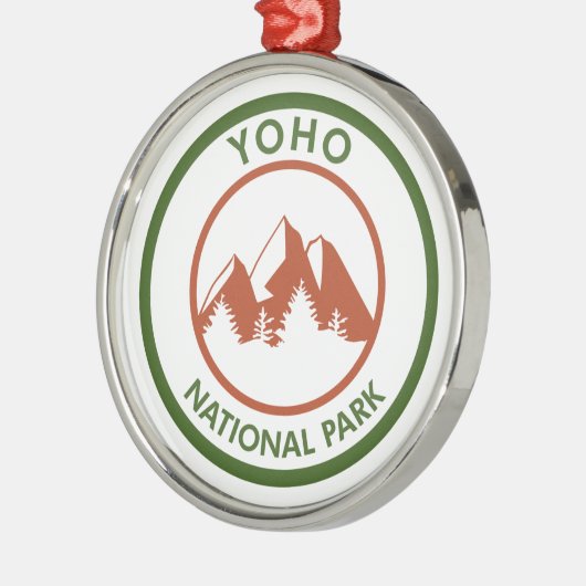 Yoho Nationalpark Ornament Aus Metall (Links)