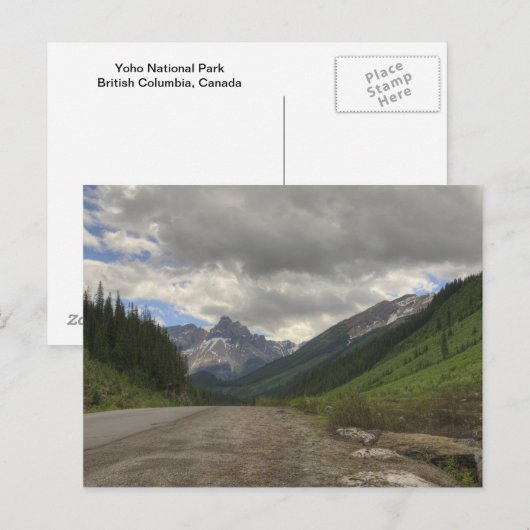 Yoho Nationalpark Postkarte (Vorne/Hinten)
