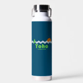 Yoho Nationalpark Retro Trinkflasche (Vorne)
