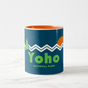 Yoho Nationalpark Retro Zweifarbige Tasse