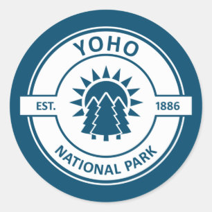 Yoho Nationalpark Runder Aufkleber