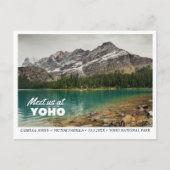 Yoho Nationalpark Save the Date Postcard Postkarte (Vorderseite)