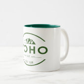 Yoho Nationalpark Zweifarbige Tasse (VorderseiteRechts)