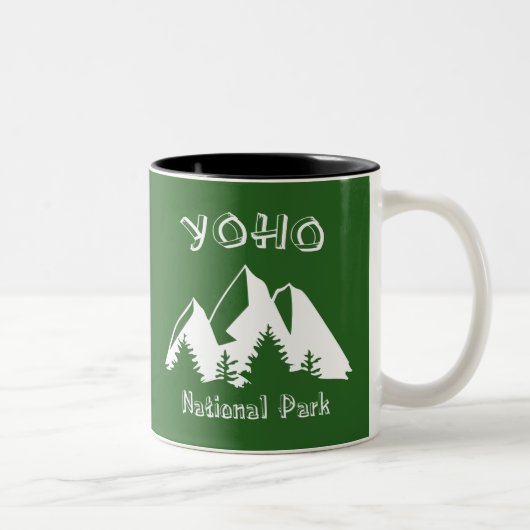 Yoho Nationalpark Zweifarbige Tasse (Rechts)