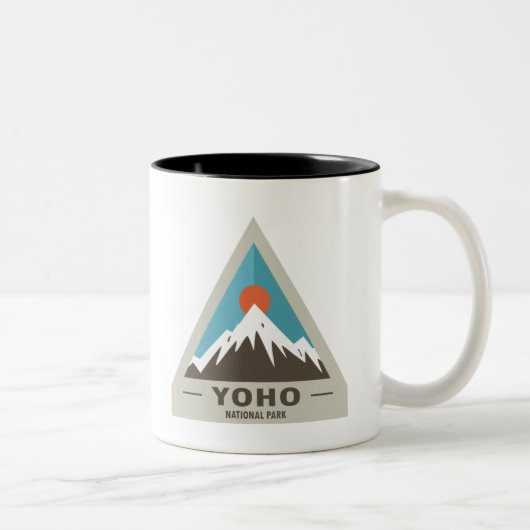 Yoho Nationalpark Zweifarbige Tasse (Rechts)