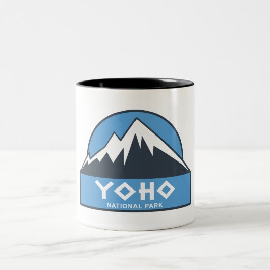 Yoho Nationalpark Zweifarbige Tasse (Mittel)