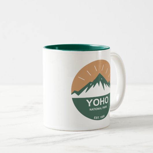 Yoho-Nationalpark Zweifarbige Tasse (VorderseiteRechts)
