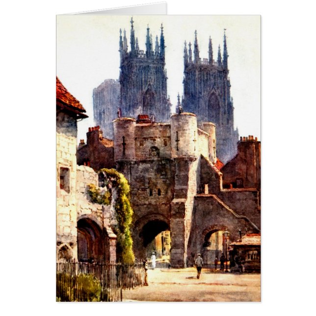 Yok Minster Bootham Bar Eintritt Colour Cathedral (Vorne)