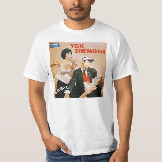 Yok Mosh sie grundlegendes Weiß T-Shirt (Vorderseite)