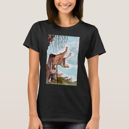 Yokai Biwa Boku-boku Monk Demonic Biwa Demon Spiri T-Shirt (Vorderseite)